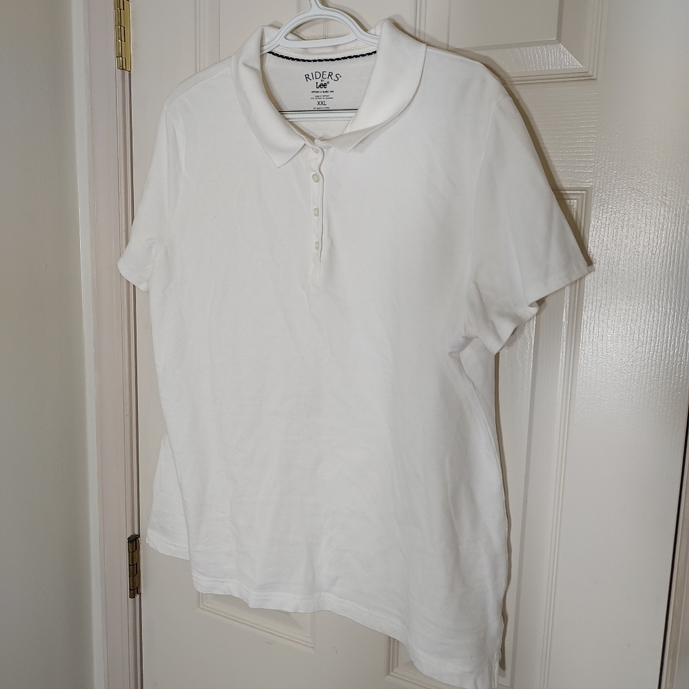 Riders by Lee Women's Casual White Shirt